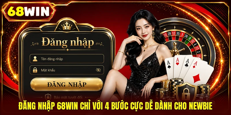 Đăng nhập 68WIN chỉ với 4 bước cực dễ dành cho newbie